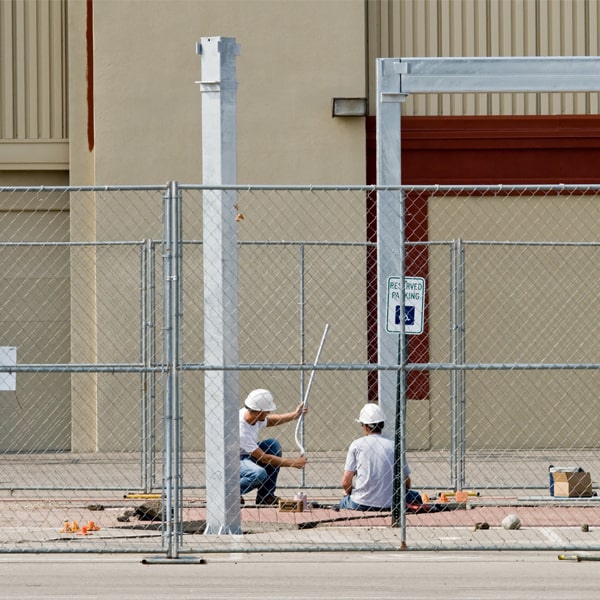 how much time can i rent the temporary fence for my work site or event in Yellow Creek Ohio